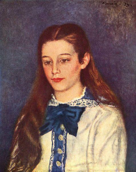 Pierre-Auguste Renoir Portrat der Therese Berard Norge oil painting art